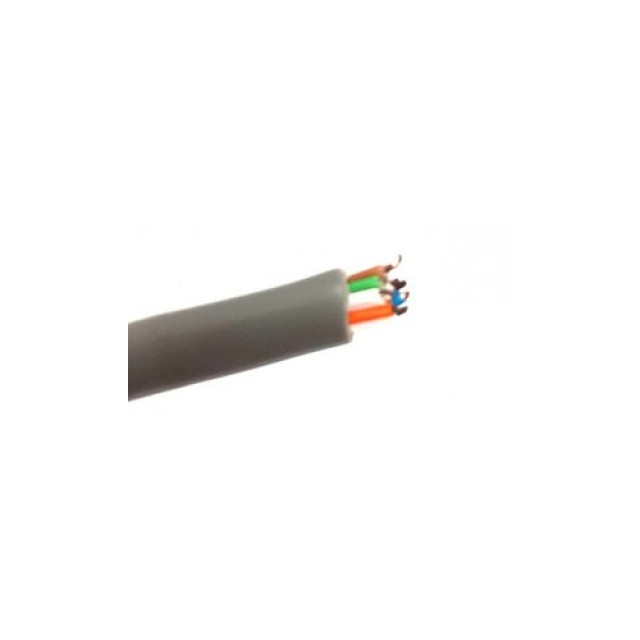 華榮  對絞電纜 0.65mm×5P 灰 (100M/丸)