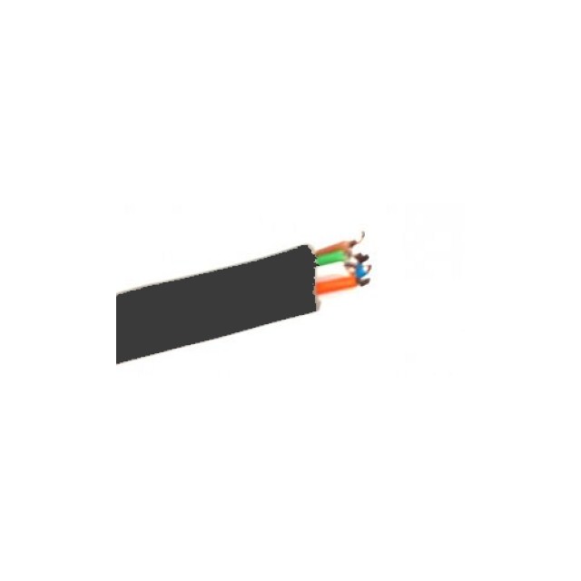 華榮  對絞電纜 0.65mm×5P 黑 (200M/丸)