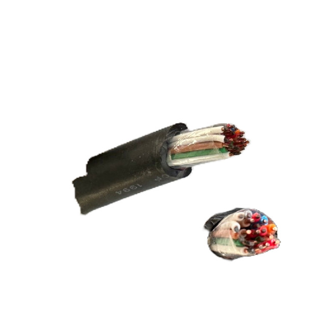 華榮 對絞電纜 0.65mm×10P 黑  (200M/丸)