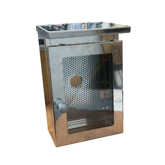 【JMTO】JT-1500S 小信箱｜不銹鋼外殼・扣緊式玻璃門・薄型雨遮信箱