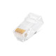 WG 威任 Cat.6 RJ-45 穿透式 8P8C 鍍金50μ 袋裝