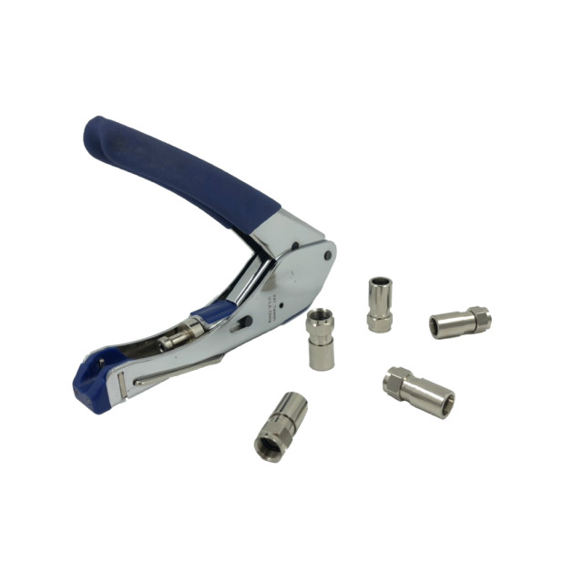 HANLONG 亨龍 5C 同軸防水壓接工具 皺縮式 短接頭 HT-518A5