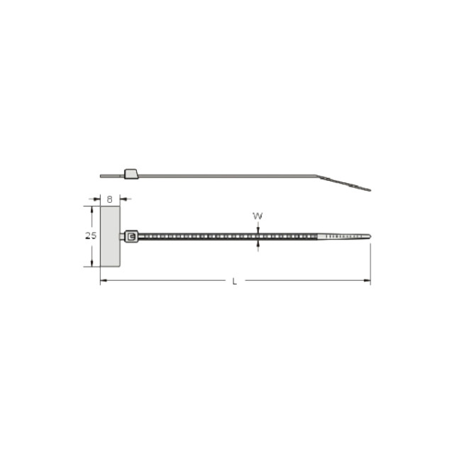 標示牌紮線帶 MCV-110 (100條/裝)