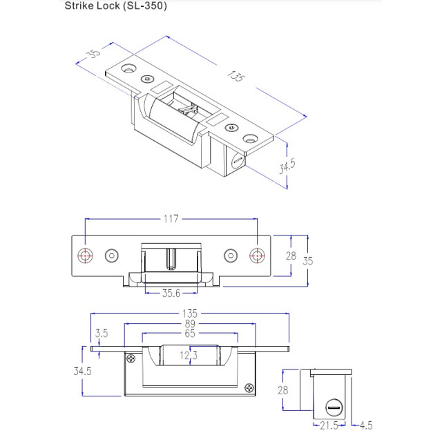 SOCA 陰極鎖 送電斷電兩用 SL-350S