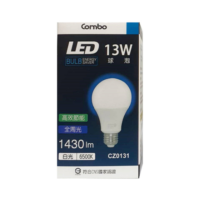 Combo LED燈泡  全周光   13W 白光/黃光 CZ0131