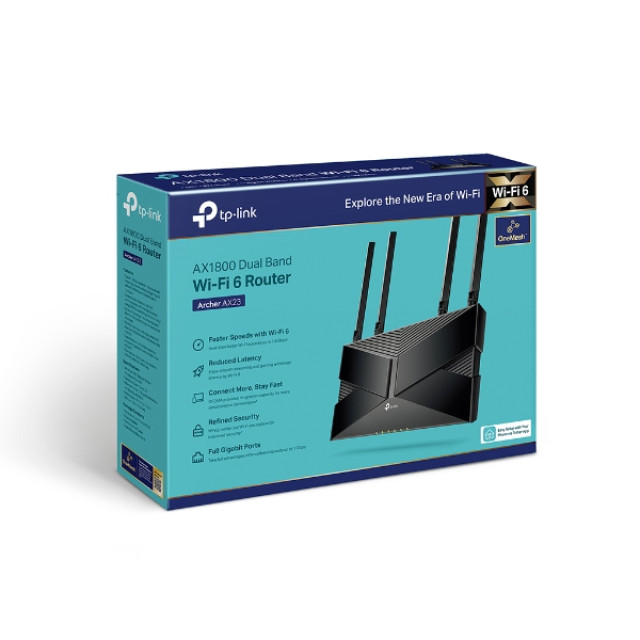 TP-Link 無線雙頻Wi-Fi 6路由器/分享器 Archer AX23 AX1800