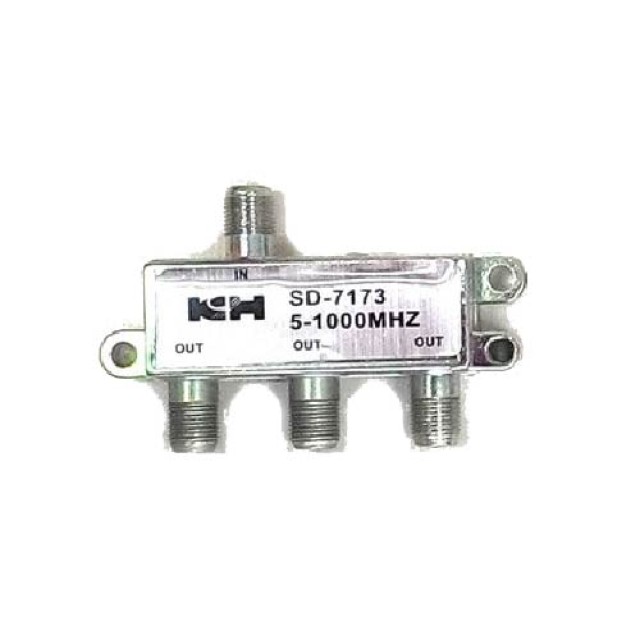 1入3出分配器 鋅質 5-1000MHZ SD-7173